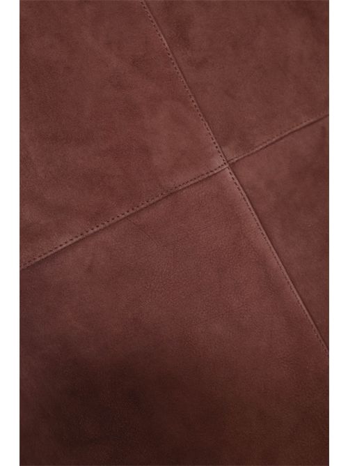 Gonna Pala in pelle scamosciata Vinaccia WEEKEND MAX MARA | 2525406022600002